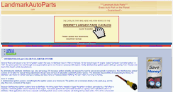 Desktop Screenshot of landmarkautoparts.com